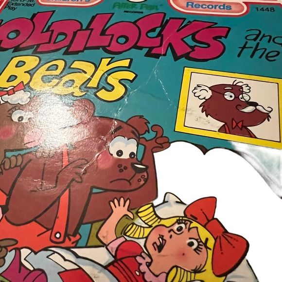 Peter Pan Records Goldilocks & The 3 Bears Story Song & Sound Effects On Record - Picture 2 of 6